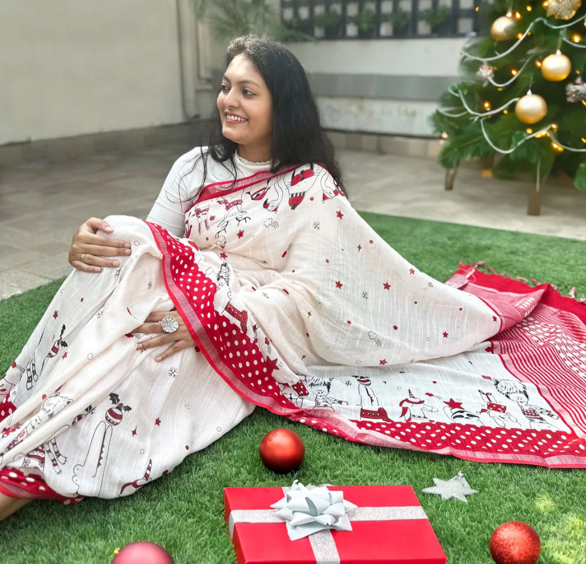 MG 336 Linen Daily Wear Printed Sarees Catalog